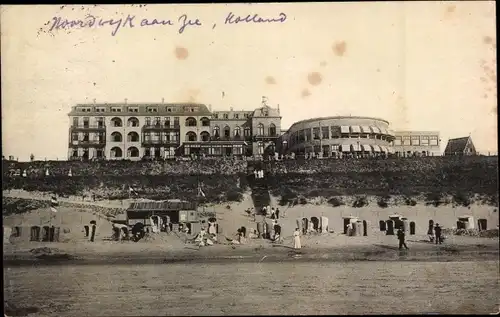 Ak Noordwijk aan Zee Südholland, Kurhaus Huis ter Duin, Nordseebad