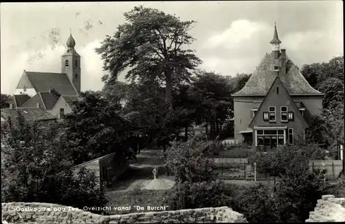 Ak Oostvoorne aan Zee Südholland, Overzicht vanaf De Burcht
