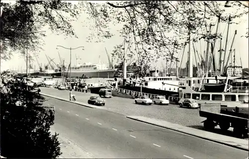 Ak Rotterdam Südholland Niederlande, Maasgezicht vanaf Parkkade