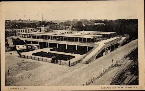 Ak Leeuwarden Friesland Niederlande, Nieuwe Gedeelte Veemarkt