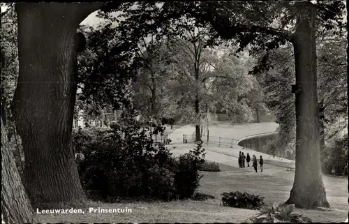 Ak Leeuwarden Friesland Niederlande, Prinsentuin