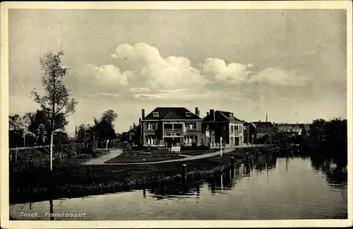 Ak Sneek Friesland Niederlande, Franekervaart