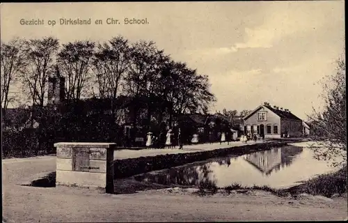 Ak Dirksland Südholland, Chr. School