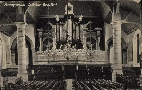 Ak Bodegraven Südholland, Ned. Herv. Kerk, Interieur