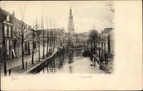 Ak Delft Südholland Niederlande, Oosteinde