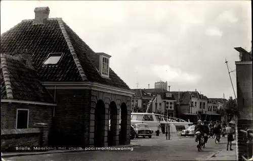 Ak Brielle Südholland, Maarland met voorm. poortwachterswoning