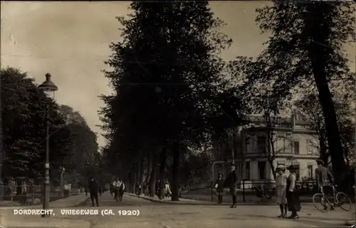 Foto Ak Dordrecht Südholland Niederlande, Vrieseweg