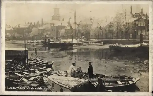 Foto Ak Dordrecht Südholland Niederlande, Voorstraatshaven