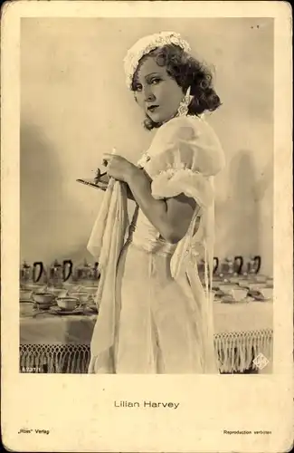 Ak Schauspielerin Lilian Harvey, Portrait