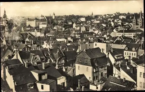 Ak Altenburg in Thüringen, Blick vom Nikolaiturm