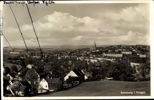 Ak Annaberg Buchholz im Erzgebirge, Panorama