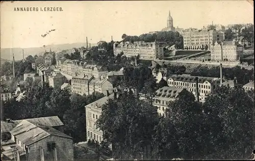 Ak Annaberg Buchholz im Erzgebirge, Panorama