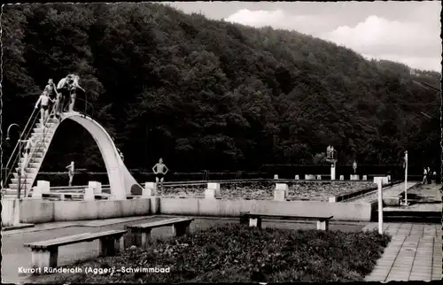 Ak Ründeroth Engelskirchen im Oberbergischen Kreis, Schwimmbad