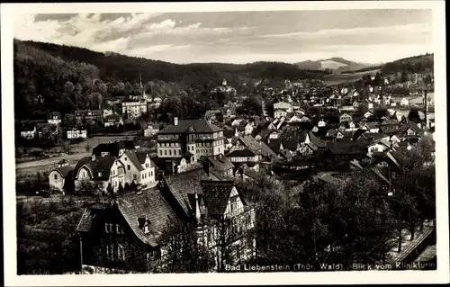 Ak Bad Liebenstein im Thüringer Wald, Blick vom Klinikturm, Panorama