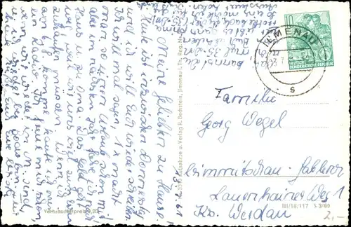 Ak Ilmenau in Thüringen, Festhalle