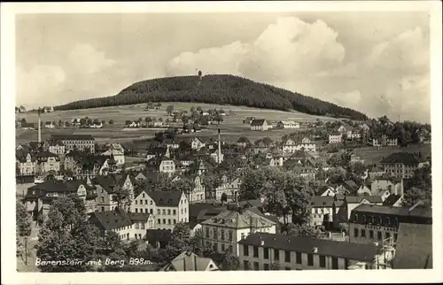 Ak Bärenstein Erzgebirge, Berg, Stadtpanorama