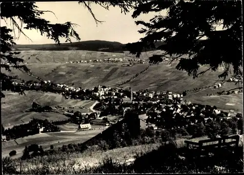 Ak Oberwiesenthal im Erzgebirge, Panorama