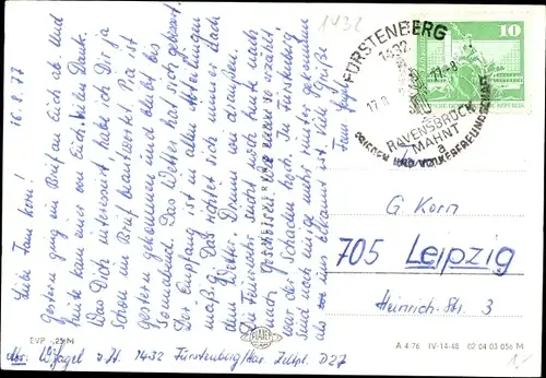 Ak Fürstenberg an der Havel, Schleuse, Kirche, Schiff