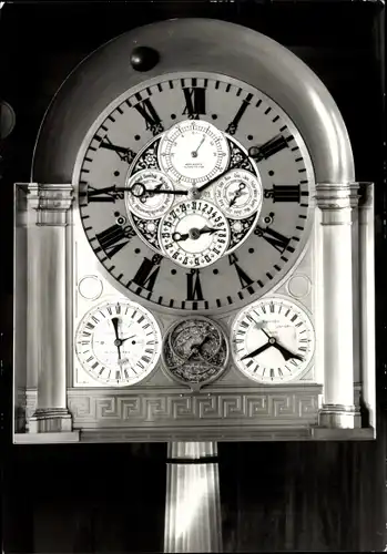 Ak Glashütte in Sachsen, Die Kunstuhr von Hermann Goertz, Ingenieurschule für Feinwerktechnik