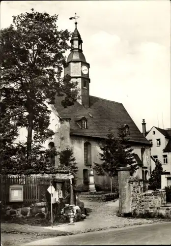 Ak Obercrinitz Crinitzberg in Sachsen, Kirche