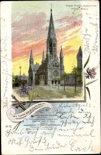 Litho Berlin Charlottenburg, Kaiser Wilhelm Gedächtniskirche