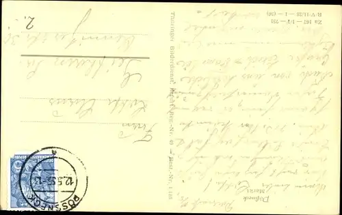 Ak Pößneck in Thüringen, Marktplatz