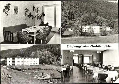 Ak Döschnitz in Thüringen, Erholungsheim Sorbitzmühle des VEB Leuna-Werke Walter Ulbricht