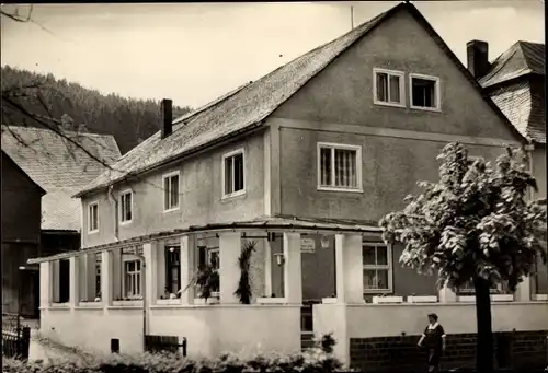 Ak Döschnitz in Thüringen, Gast- und Pensionshaus Zur Weißen Sorbitz