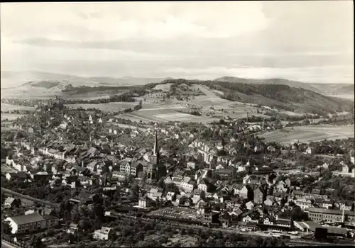 Ak Kahla in Thüringen, Blick auf den Ort, Umgebung