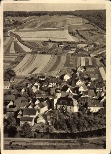 Ak Dorndorf Dornburg in Thüringen, Blick von den Dornburger Schlössern, Atlantis Kalender