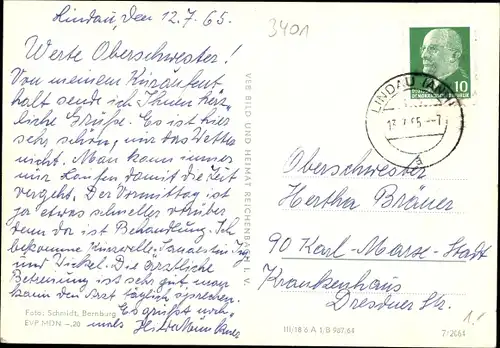 Ak Lindau Zerbst in Anhalt, FDGB Diätssanatorium, Häuser 1 bis 4