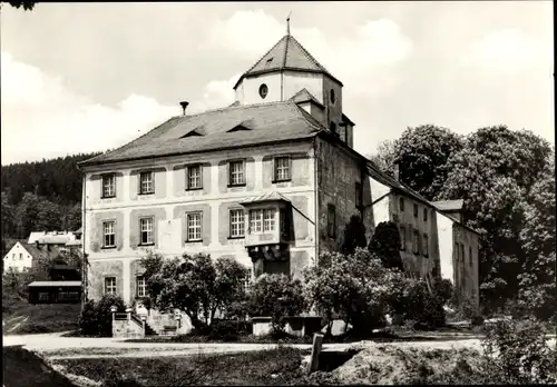 Ak Schönberg am Kapellenberg Bad Brambach im Vogtland, Gemeindeamt