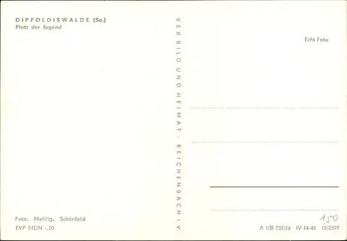 Ak Dippoldiswalde im Erzgebirge, Platz der Jugend, Busse