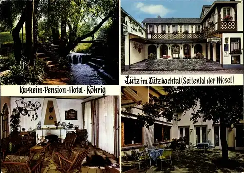 Ak Lütz im Hunsrück, Kurheim Pension Hotel Röhrig