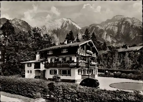 Ak Schönau am Königssee bei Berchtesgaden Oberbayern, Landhaus Blumenau, Kehlstein, Göll