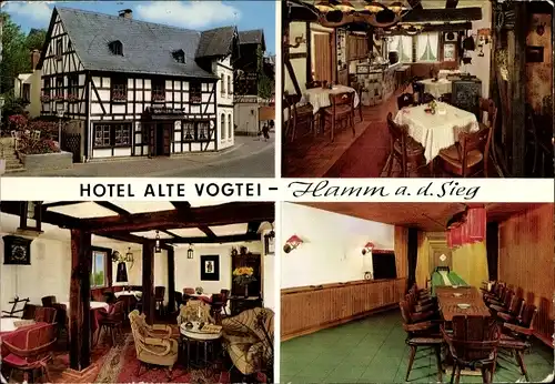 Ak Hamm an der Sieg, Hotel alte Vogtei, Anno 1648, Das alte Gasthaus Hermes