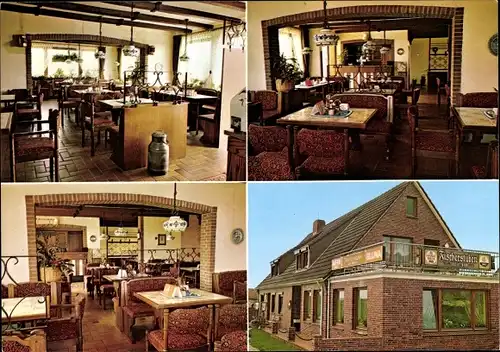 Ak Dornumersiel Dornum in Ostfriesland, Fischerstuben