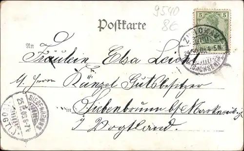 Ak Zwickau in Sachsen, Schwanenteich