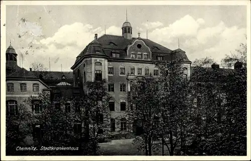 Ak Chemnitz in Sachsen, Stadtkrankenhaus