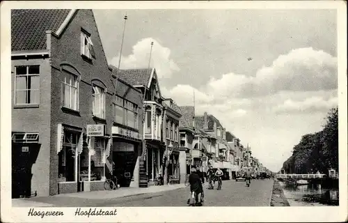 Ak Hoogeveen Drenthe, Hoofdstraat, Geschäfte