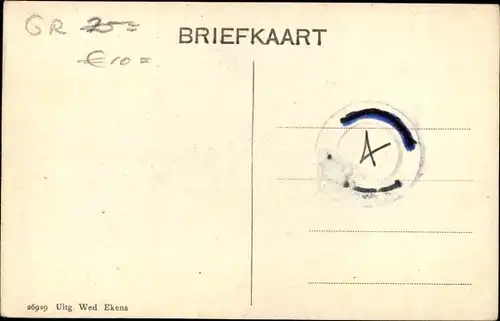 Ak Stedum Groningen Niederlande, Hervormde Kerk