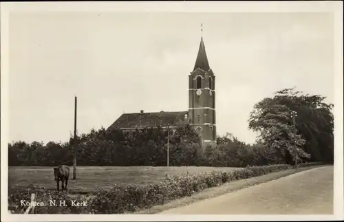 Ak Kooten Friesland Niederlande, N. H. Kerk