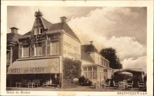 Ak Beetsterzwaag Friesland Niederlande, Hotel de Herder