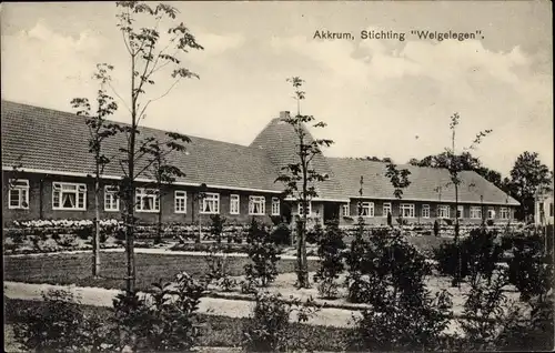 Ak Akkrum Friesland Niederlande, Stichting Welgelegen