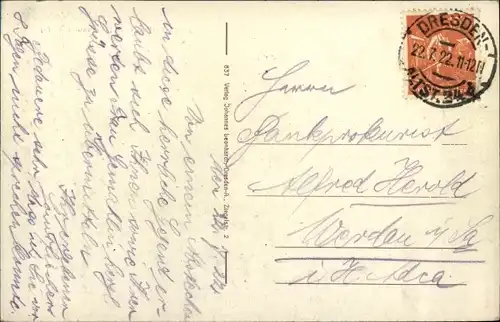 Ak Grund Mohorn Wilsdruff Sachsen, Klein Tirol, Teilansicht