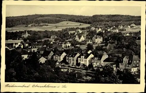 Ak Oberschlema Bad Schlema im Erzgebirge, Gesamtansicht