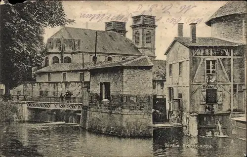 Ak Verdun Meuse, Erlöser Kirche