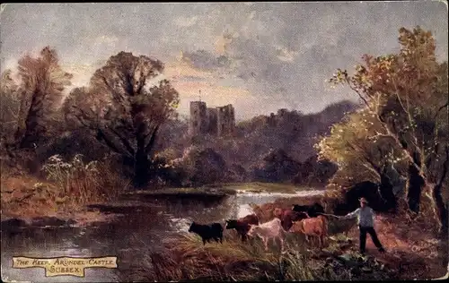 Künstler Ak Arundel West Sussex England, Arundel Castle, the Keep