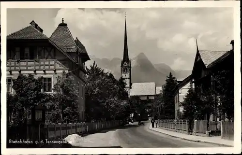 Ak Bischofshofen in Salzburg, Straßenpartie