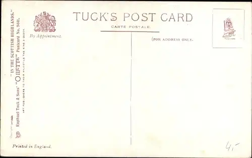 Künstler Ak The Highland Pastures, Ochsen